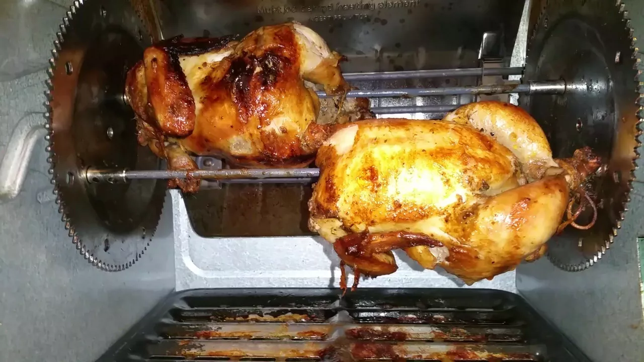 How to make a rotisserie chicken at home?
